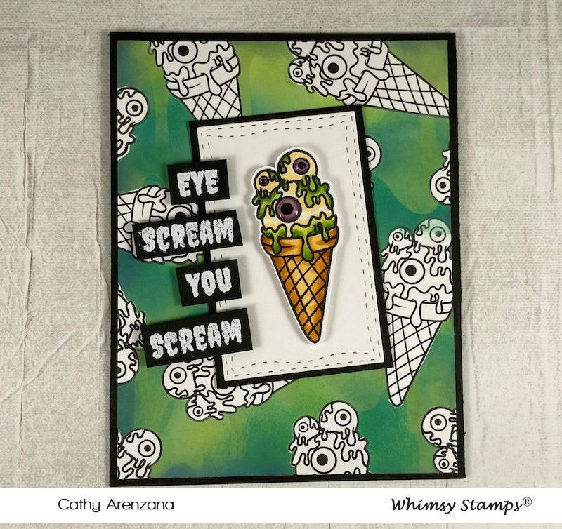 Eye Scream Clear Stamps - Whimsy Stamps