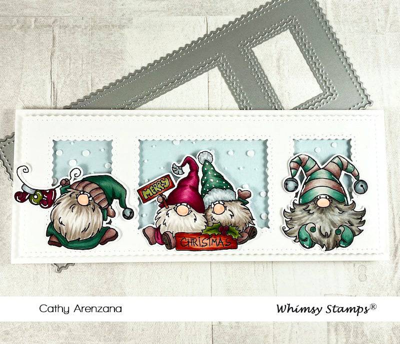 Gnome for Christmas Clear Stamps - Whimsy Stamps