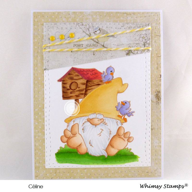 Spring Gnomes Set - Digital Stamp - Whimsy Stamps