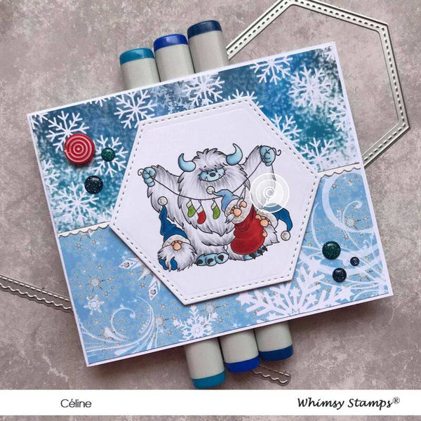 Yeti for Christmas Clear Stamps - Whimsy Stamps