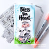 **NEW Southern Cow Bell Outline Die - Whimsy Stamps