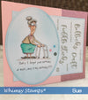 Cheeky Sentiments Clear Stamps - Whimsy Stamps
