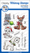 *NEW Christmas Critter Wishes Clear Stamps - Whimsy Stamps