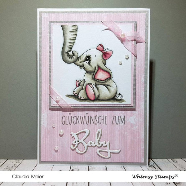 Baby Ellie - Digital Stamp - Whimsy Stamps