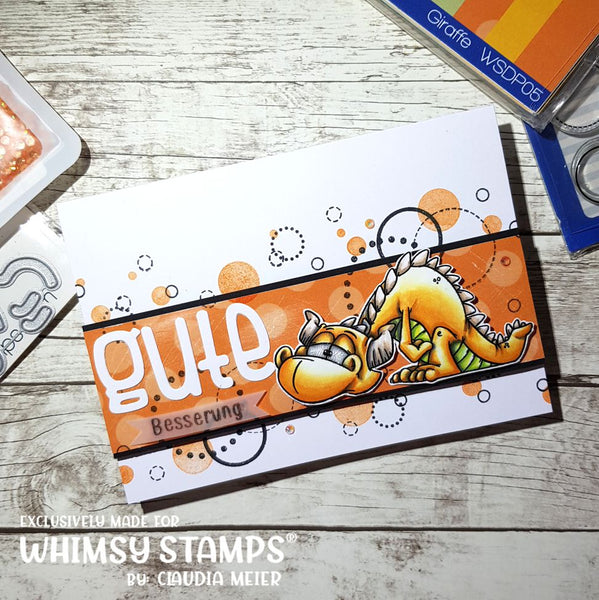 Draggin' Dragon - Digital Stamp - Whimsy Stamps