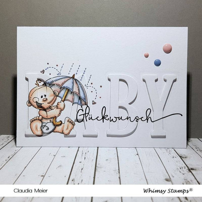 Baby Shower - Digital Stamp - Whimsy Stamps