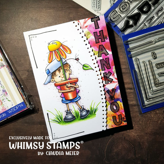 Noah's Big Flower - Digital Stamp - Whimsy Stamps