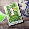 Penguin Lucky Shamrock - Digital Stamp - Whimsy Stamps