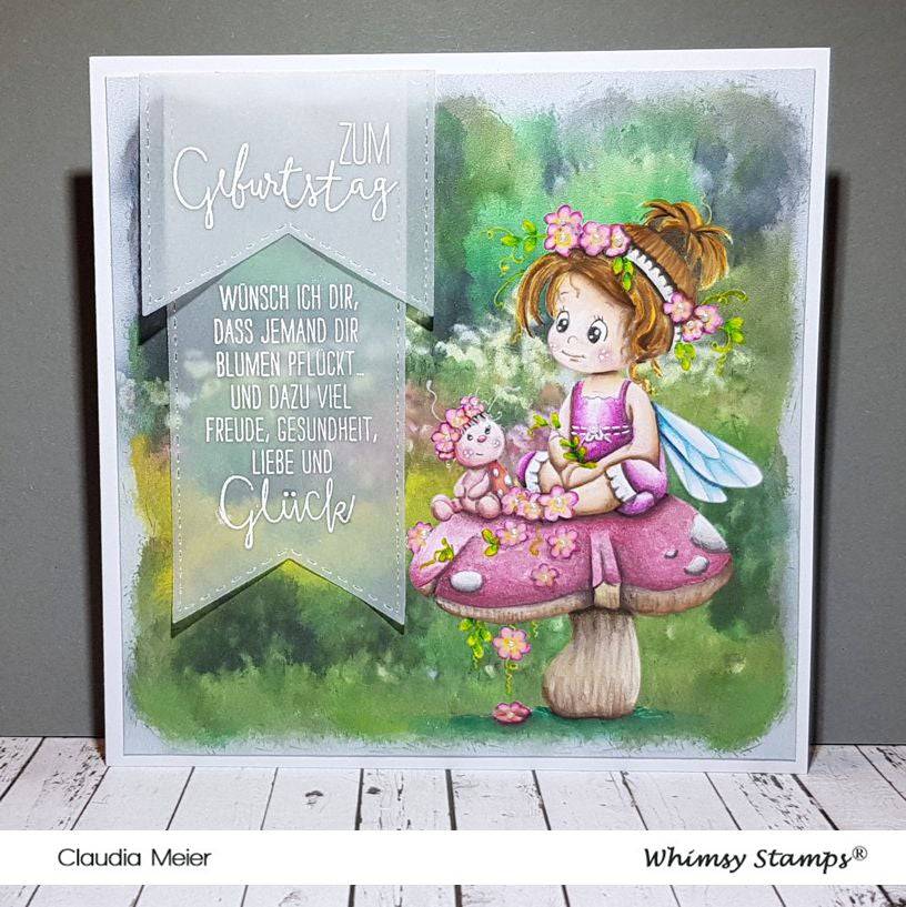 Poppy - Digital Stamp - Whimsy Stamps