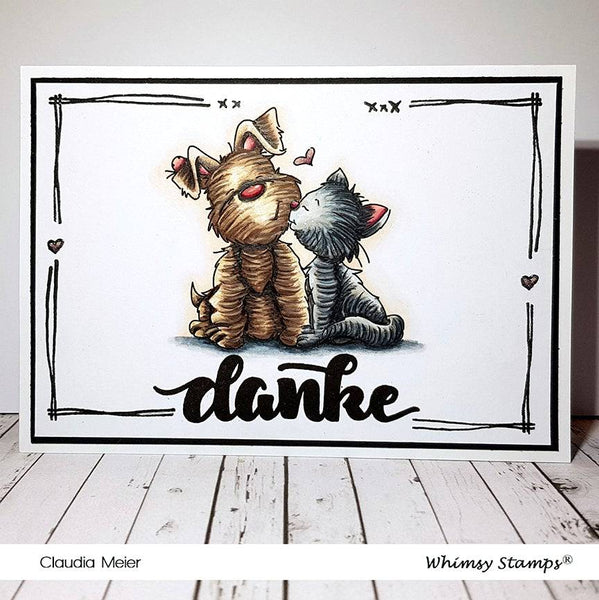 I Adore You - Digital Stamp - Whimsy Stamps