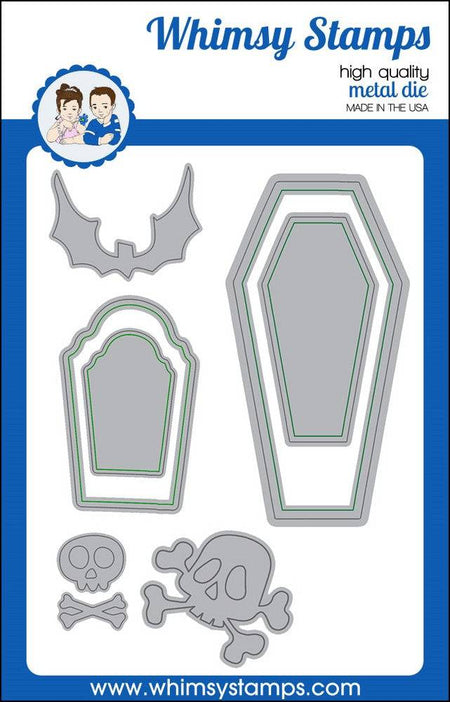 Dracula's Coffin Die Set - Whimsy Stamps