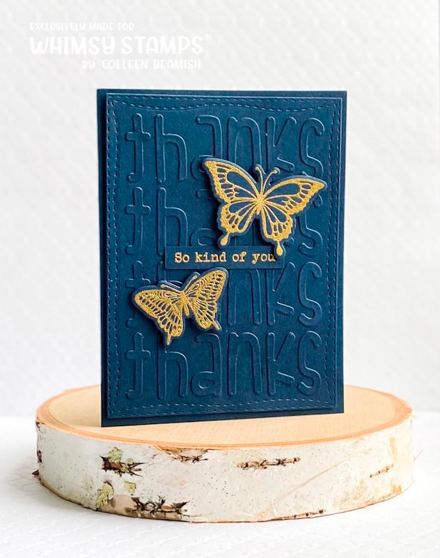 Butterflies Clear Stamps - Whimsy Stamps