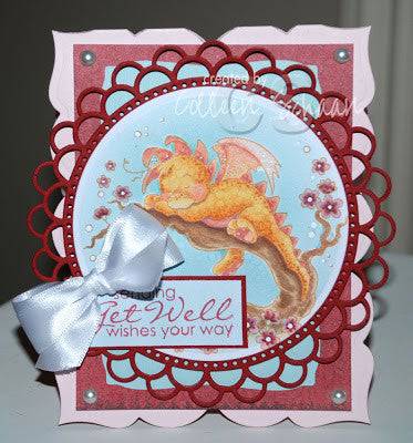 Dreamy Dragon - Digital Stamp - Whimsy Stamps