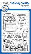 Crayons Clear Stamps - Whimsy Stamps