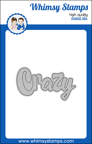 **NEW Crazy Word Die - Whimsy Stamps