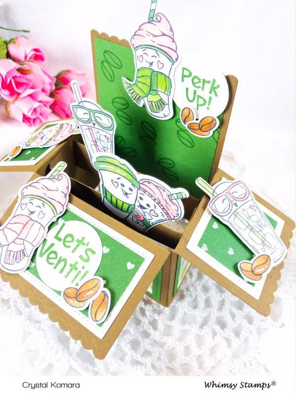 Cool Beans Clear Stamps - Whimsy Stamps