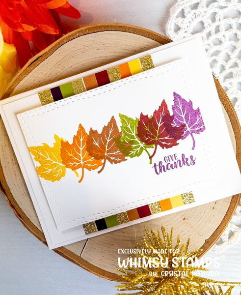 Leaf Layers Clear Stamps - Whimsy Stamps
