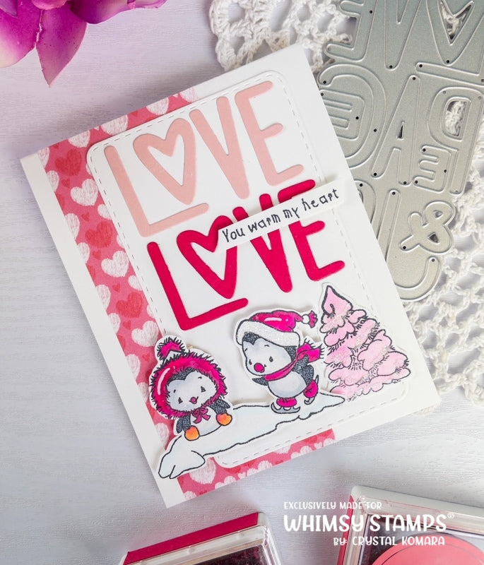 Peace Love Joy Die Set - Whimsy Stamps