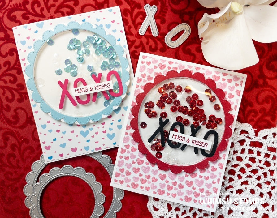 Scallop Circle Frames Die Set - Whimsy Stamps