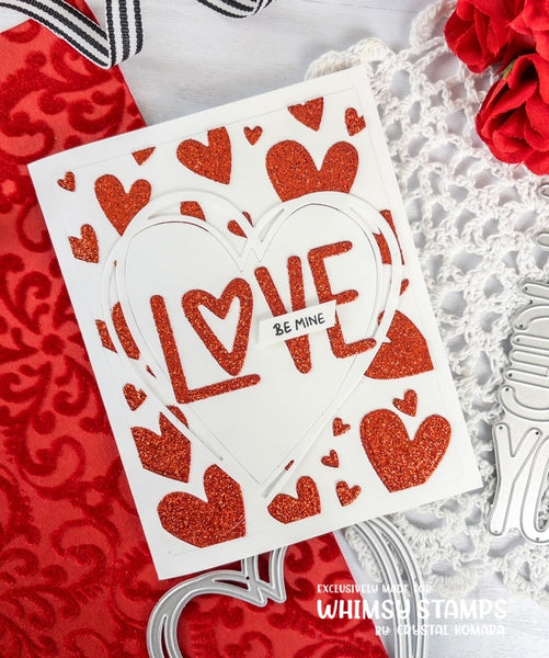 Peace Love Joy Die Set - Whimsy Stamps