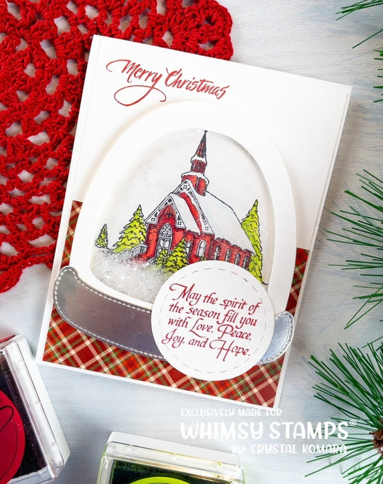Vintage Christmas Clear Stamps - Whimsy Stamps