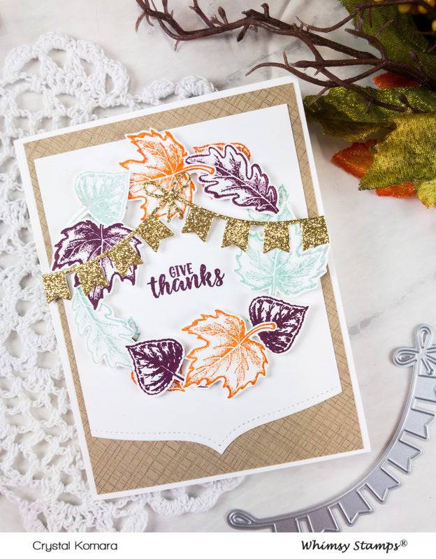 Leaf Layers Clear Stamps - Whimsy Stamps