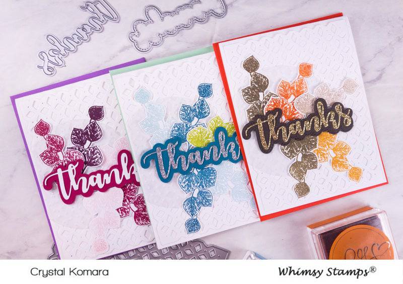 Leaf Layers Clear Stamps - Whimsy Stamps