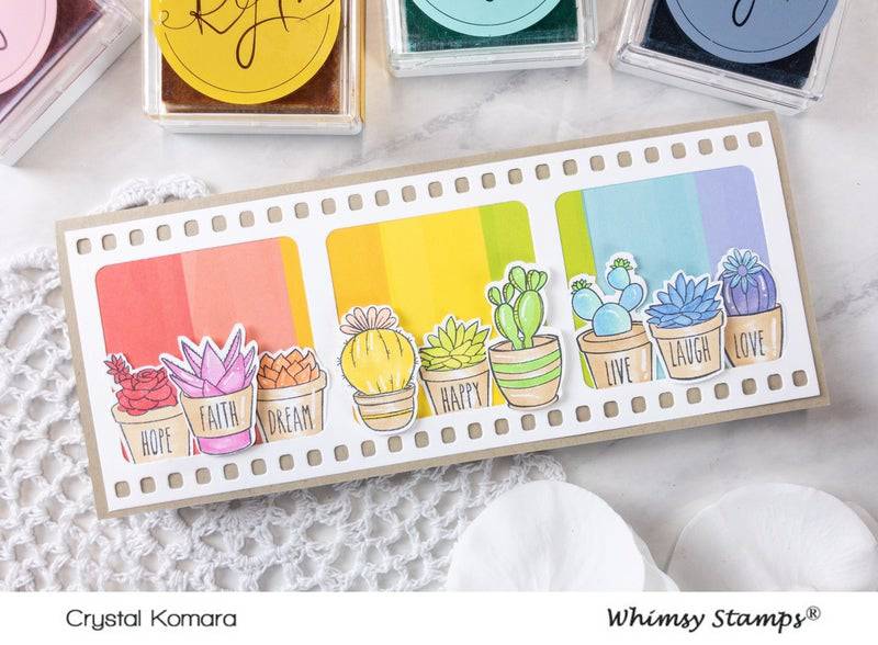 Sweet Succulents Clear Stamps - Whimsy Stamps