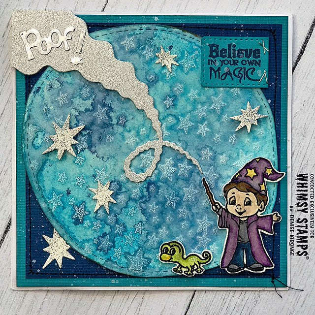 *NEW Poof! Word Die Set - Whimsy Stamps