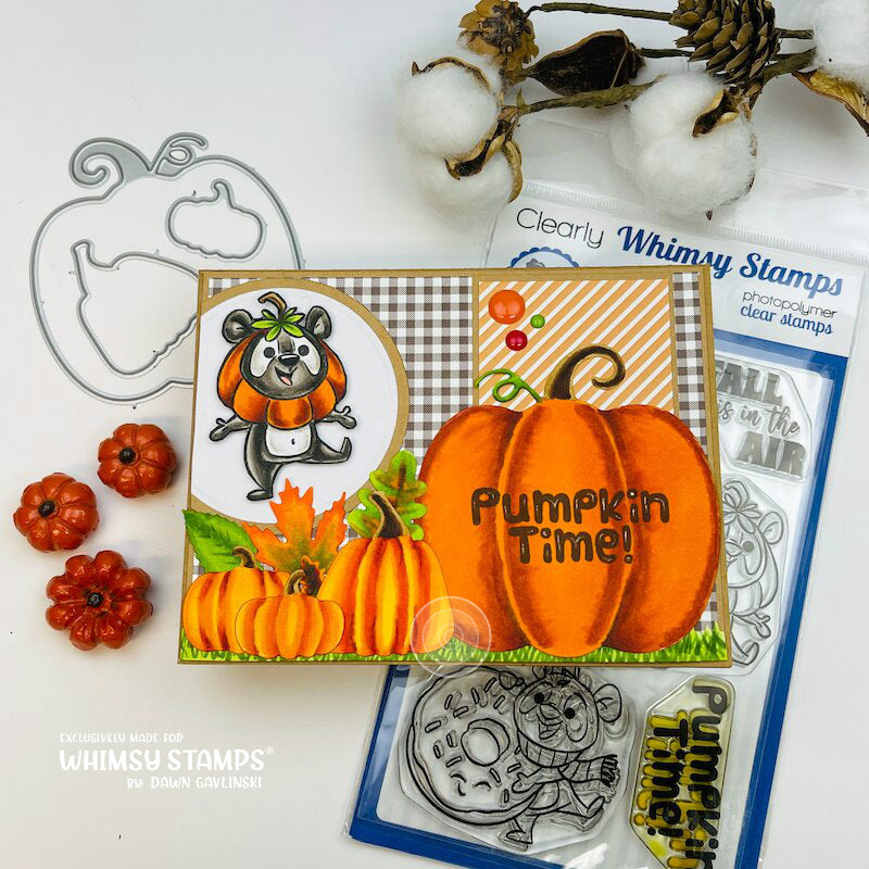 Build-a-Pumpkin Patch Die Set - Whimsy Stamps