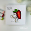 Strawberry Mouse - Digital Stamp - Whimsy Stamps