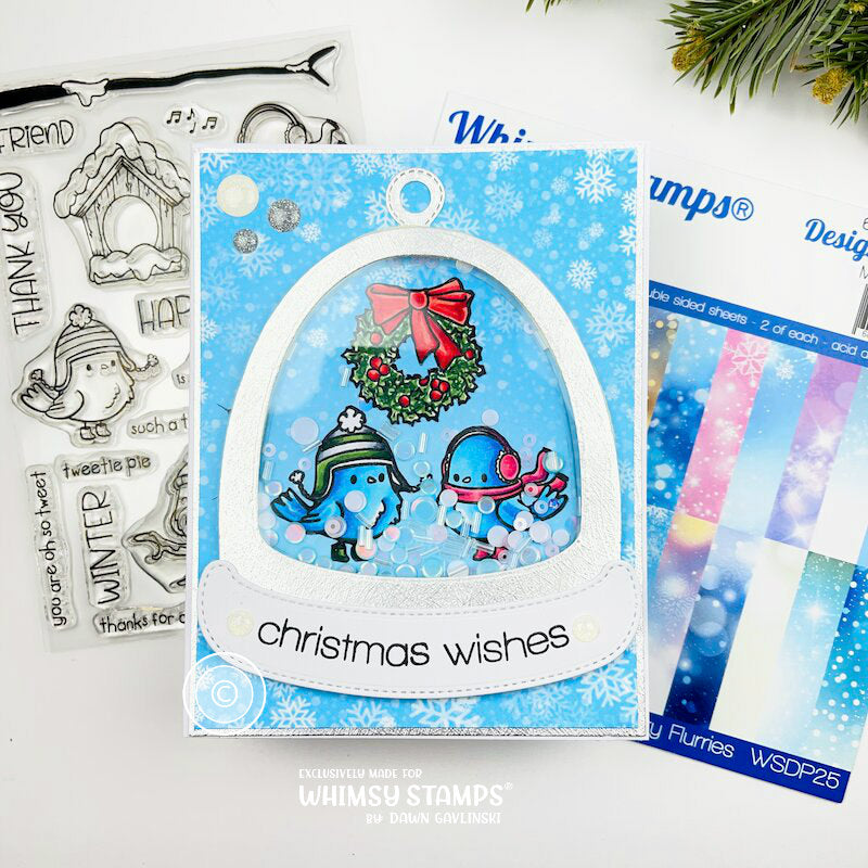 Shaker Maker Glitter Globe Die Set - Whimsy Stamps