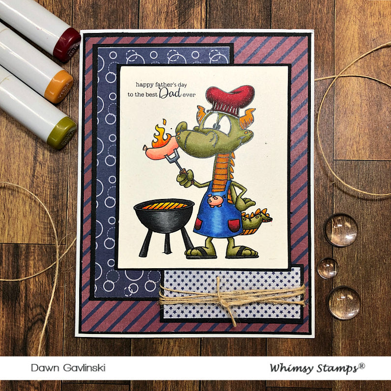 Dudley BBQ - Digital Stamp - Whimsy Stamps