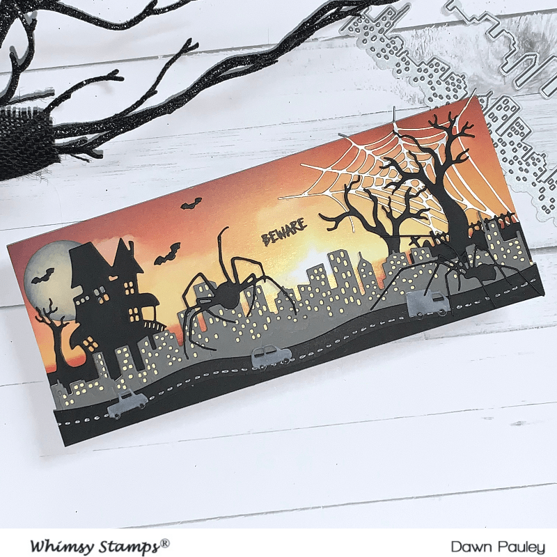 Slimline Cityscape Die Set - Whimsy Stamps