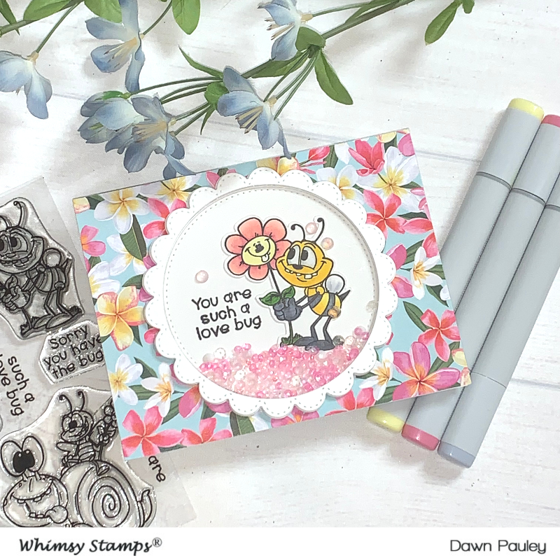 Love Buggies Clear Stamps - Whimsy Stamps