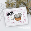 **NEW Me-Wow Cat Birthday Clear Stamps - Whimsy Stamps