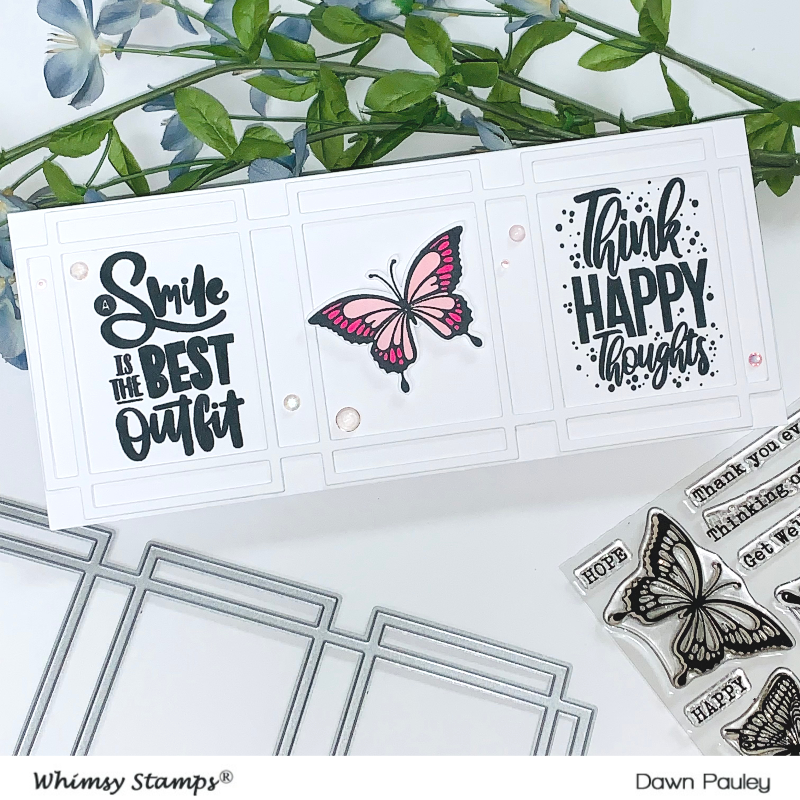 **NEW Positives Clear Stamps - Whimsy Stamps