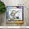 Ellie Blows Bubbles - Digital Stamp - Whimsy Stamps