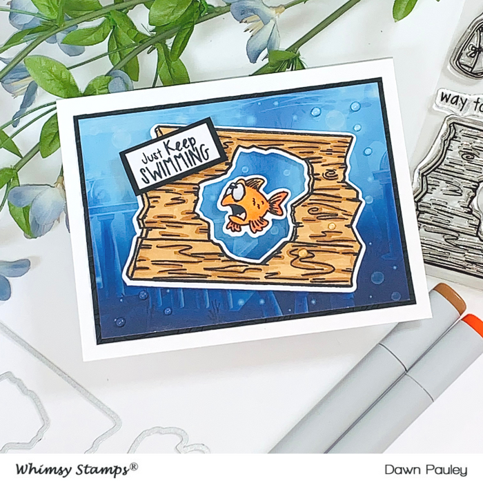 **NEW Lookin' Shark Elements Outlines Die Set - Whimsy Stamps