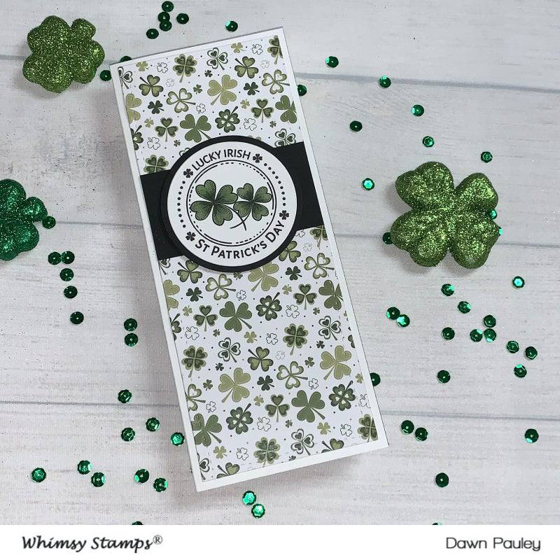 Slimline Paper Pack - St. Patrick's Day - Whimsy Stamps