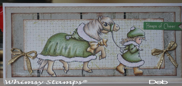 Cool Pony - Digital Stamp - Whimsy Stamps
