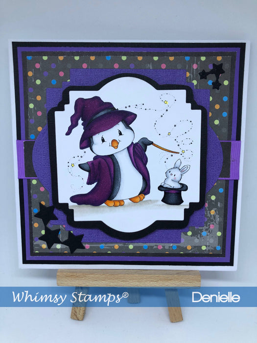 Penguin Magic - Digital Stamp - Whimsy Stamps