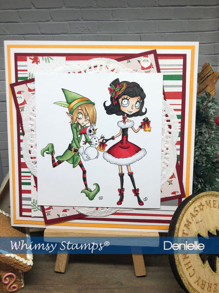 Christmas Evie - Digital Stamp - Whimsy Stamps