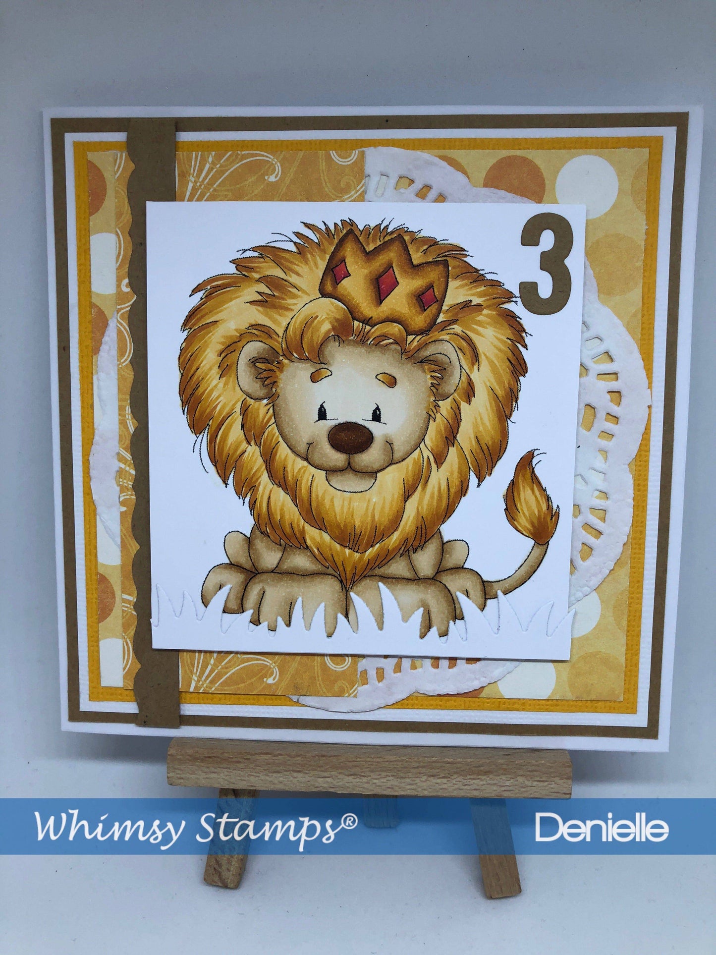 King Lion - Digital Stamp - Whimsy Stamps