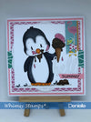 Penguin Ice Cream - Digital Stamp - Whimsy Stamps