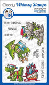 Dragon Christmas Wishes Clear Stamps - Whimsy Stamps