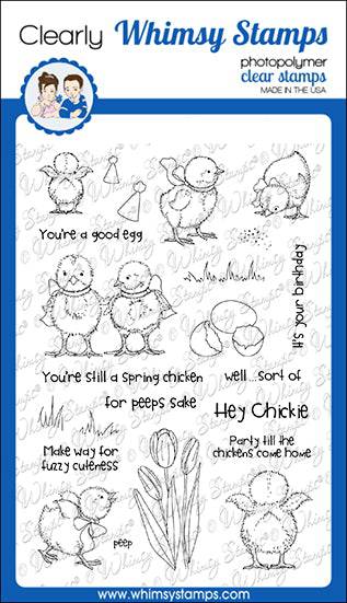 Spring Chickens Clear Stamps - Whimsy Stamps