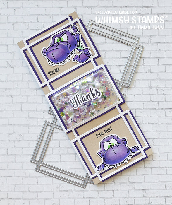 Roarsome Rex Clear Stamps - Whimsy Stamps