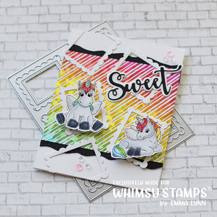 **NEW Toner Card Front Pack - Slimline Celebrations 1 - Whimsy Stamps