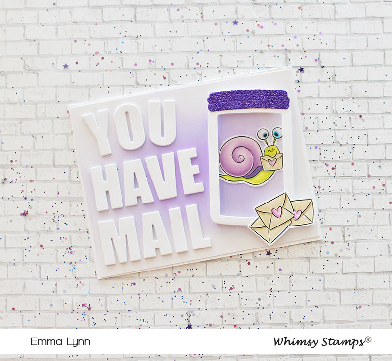 **NEW Snail Mail Clear Stamps - Whimsy Stamps